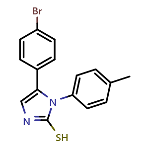 5-(4-bromophenyl)-1-(4-methylphenyl)-1H-imidazole-2-thiol