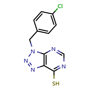 3-(4-chlorobenzyl)-3H-[1,2,3]triazolo[4,5-d]pyrimidine-7-thiol