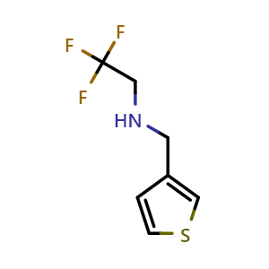 (3-thienylmethyl)(2,2,2-trifluoroethyl)amine