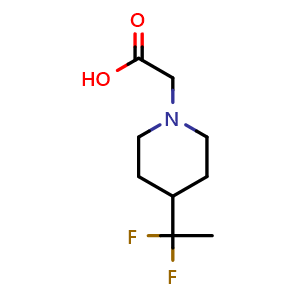 2-(4-(1,1-difluoroethyl)piperidin-1-yl)acetic acid