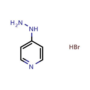 Chemical structure of Pyridin-4-yl-hydrazine hydrobromide , CAS 1351610-78-0, AChemBlock L19135