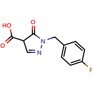 1-(4-fluorobenzyl)-5-oxo-4,5-dihydro-1H-pyrazole-4-carboxylic acid