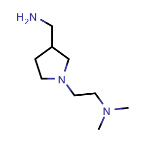 2-[3-(Aminomethyl)-1-pyrrolidinyl]-N,N-dimethylethanamine