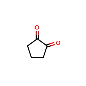 Chemical structure of cyclopentane-1,2-dione , CAS 3008-40-0, AChemBlock L19145