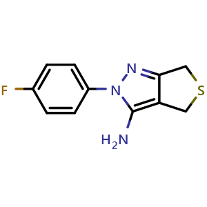 2-(4-Fluorophenyl)-2,6-dihydro-4H-thieno[3,4-c]pyrazol-3-amine