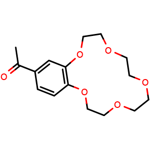 1-(2,3,5,6,8,9,11,12-octahydro-1,4,7,10,13-benzopentaoxacyclopentadecin-15-yl)ethan-1-one