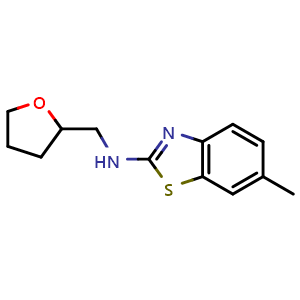 6-methyl-N-(tetrahydrofuran-2-ylmethyl)-1,3-benzothiazol-2-amine