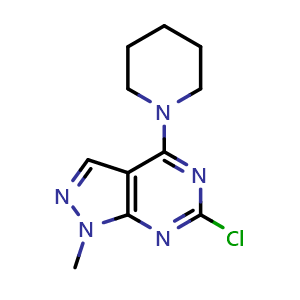 6-Chloro-1-methyl-4-piperidin-1-yl-1H-pyrazolo[3,4-d]pyrimidine