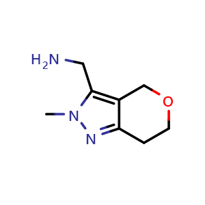 (2-methyl-2,4,6,7-tetrahydropyrano[4,3-c]pyrazol-3-yl)methanamine