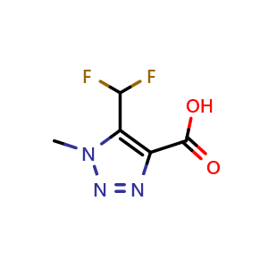 5-(difluoromethyl)-1-methyl-1H-1,2,3-triazole-4-carboxylic acid