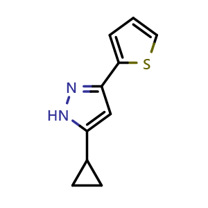 5-cyclopropyl-3-(thiophen-2-yl)-1H-pyrazole