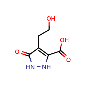 4-(2-hydroxyethyl)-5-oxo-2,5-dihydro-1H-pyrazole-3-carboxylic acid
