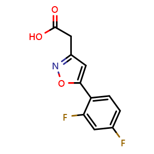 [5-(2,4-difluorophenyl)isoxazol-3-yl]acetic acid