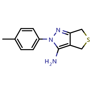 2-(4-Methylphenyl)-2,6-dihydro-4H-thieno[3,4-c]pyrazol-3-amine