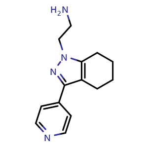 2-(3-(pyridin-4-yl)-4,5,6,7-tetrahydro-1H-indazol-1-yl)ethan-1-amine