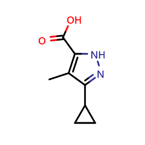 3-cyclopropyl-4-methyl-1H-pyrazole-5-carboxylic acid