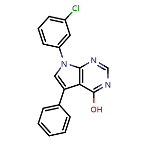 7-(3-Chlorophenyl)-5-phenyl-7H-pyrrolo[2,3-d]pyrimidin-4-ol