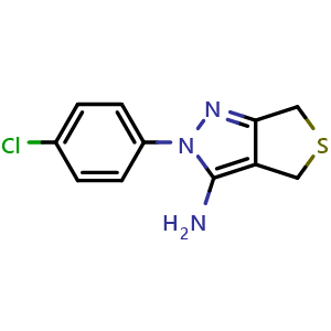 2-(4-Chloro-phenyl)-2,6-dihydro-4H-thieno[3,4-c]pyrazol-3-ylamine