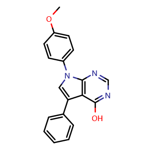 7-(4-Methoxyphenyl)-5-phenyl-7H-pyrrolo[2,3-d]pyrimidin-4-ol