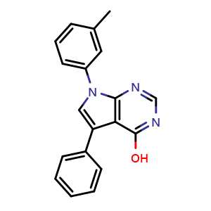7-(3-Methylphenyl)-5-phenyl-7H-pyrrolo[2,3-d]pyrimidin-4-ol