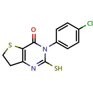 3-(4-Chlorophenyl)-2-mercapto-6,7-dihydrothieno[3,2-d]pyrimidin-4(3H)-one