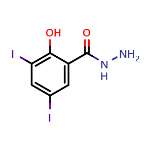 2-hydroxy-3,5-diiodobenzohydrazide