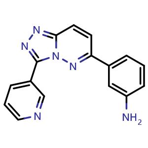 [3-(3-pyridin-3-yl[1,2,4]triazolo[4,3-b]pyridazin-6-yl)phenyl]amine