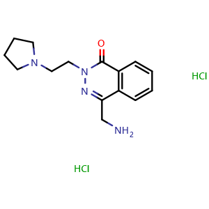 4-(aminomethyl)-2-(2-(pyrrolidin-1-yl)ethyl)phthalazin-1(2H)-one dihydrochloride