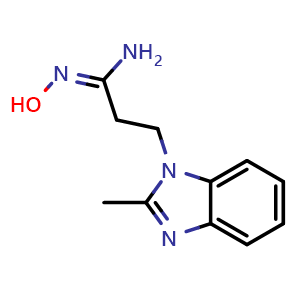 (1E)-N'-Hydroxy-3-(2-methyl-1H-benzimidazol-1-yl)propanimidamide