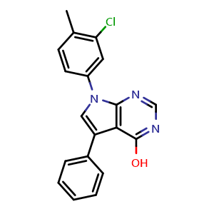 7-(3-Chloro-4-methylphenyl)-5-phenyl-7H-pyrrolo[2,3-d]pyrimidin-4-ol