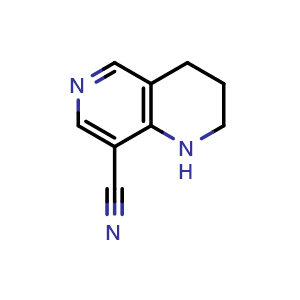 1,2,3,4-tetrahydro-1,6-naphthyridine-8-carbonitrile
