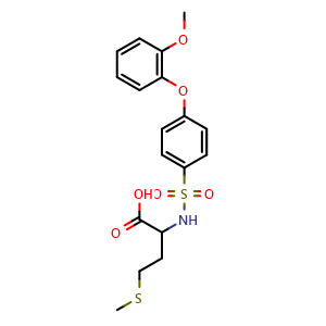 ((4-(2-methoxyphenoxy)phenyl)sulfonyl)methionine