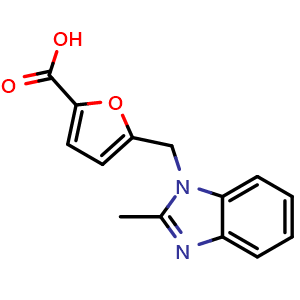 5-[(2-methyl-1H-benzimidazol-1-yl)methyl]-2-furoic acid