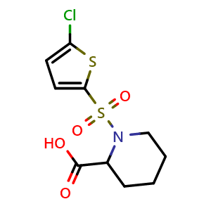 1-[(5-Chloro-2-thienyl)sulfonyl]piperidine-2-carboxylic acid