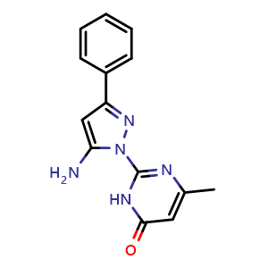 2-(5-amino-3-phenyl-1H-pyrazol-1-yl)-6-methylpyrimidin-4(3H)-one