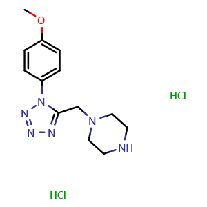 1-{[1-(4-methoxyphenyl)-1H-tetrazol-5-yl]methyl}piperazine dihydrochloride