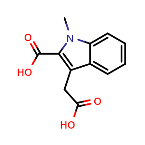 3-(carboxymethyl)-1-methyl-1H-indole-2-carboxylic acid