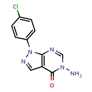 5-amino-1-(4-chlorophenyl)-1,5-dihydro-4H-pyrazolo[3,4-d]pyrimidin-4-one