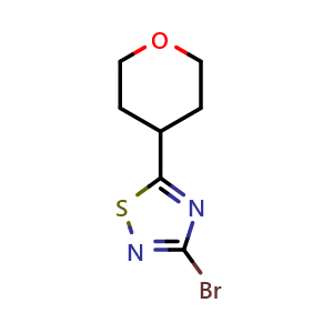 3-bromo-5-(oxan-4-yl)-1,2,4-thiadiazole
