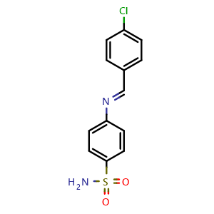 4-((4-chlorobenzylidene)amino)benzenesulfonamide