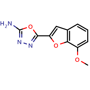 5-(7-methoxy-1-benzofuran-2-yl)-1,3,4-oxadiazol-2-amine