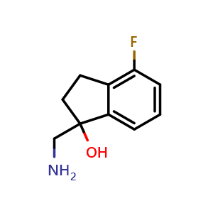 1-(aminomethyl)-4-fluoro-2,3-dihydroinden-1-ol