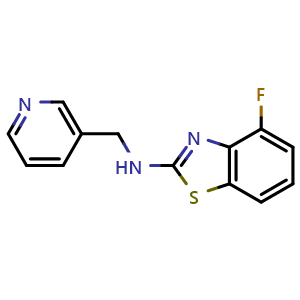 4-fluoro-N-(pyridin-3-ylmethyl)-1,3-benzothiazol-2-amine