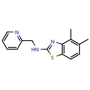 4,5-dimethyl-N-(pyridin-2-ylmethyl)-1,3-benzothiazol-2-amine
