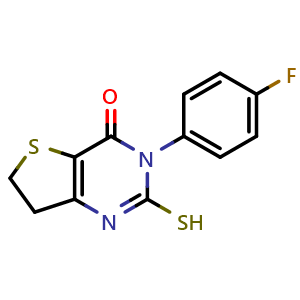 3-(4-Fluorophenyl)-2-mercapto-6,7-dihydrothieno[3,2-d]pyrimidin-4(3H)-one
