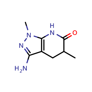 3-amino-1,5-dimethyl-1,4,5,7-tetrahydro-6H-pyrazolo[3,4-b]pyridin-6-one