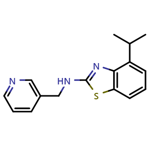 4-isopropyl-N-(pyridin-3-ylmethyl)-1,3-benzothiazol-2-amine