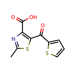 2-Methyl-5-(2-thienylcarbonyl)-1,3-thiazole-4-carboxylic acid