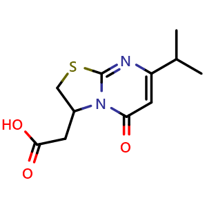 (7-isopropyl-5-oxo-2,3-dihydro-5H-[1,3]thiazolo[3,2-a]pyrimidin-3-yl)acetic acid