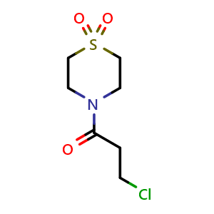 4-(3-chloropropanoyl)-1-thiomorpholine-1,1-dione